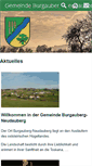 Mobile Screenshot of burgauberg-neudauberg.at