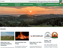 Tablet Screenshot of burgauberg-neudauberg.at